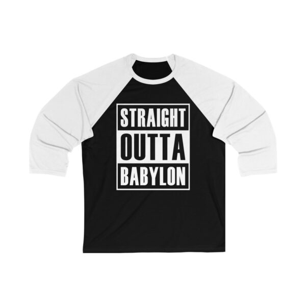 Straight Outta Babylon Baseball Tee