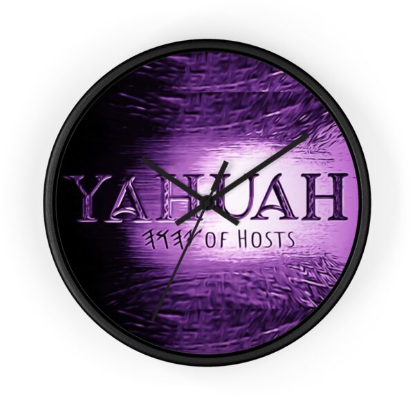 Yahuah of Hosts Wall Clock - Image 4