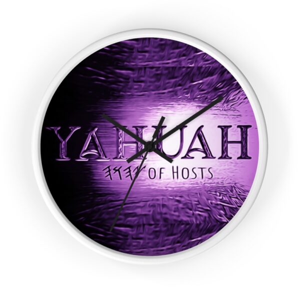 Yahuah of Hosts Wall Clock - Image 10