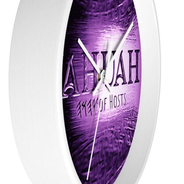 Yahuah of Hosts Wall Clock - Image 2