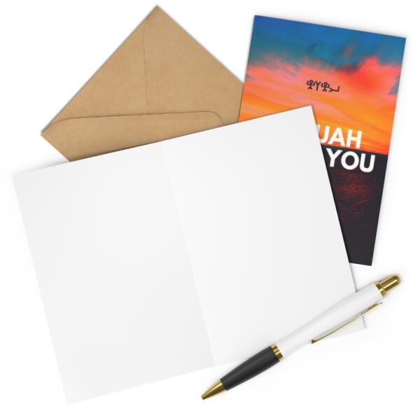 Yahuah Loves You Blank Greeting Cards (7 pcs) - Image 6