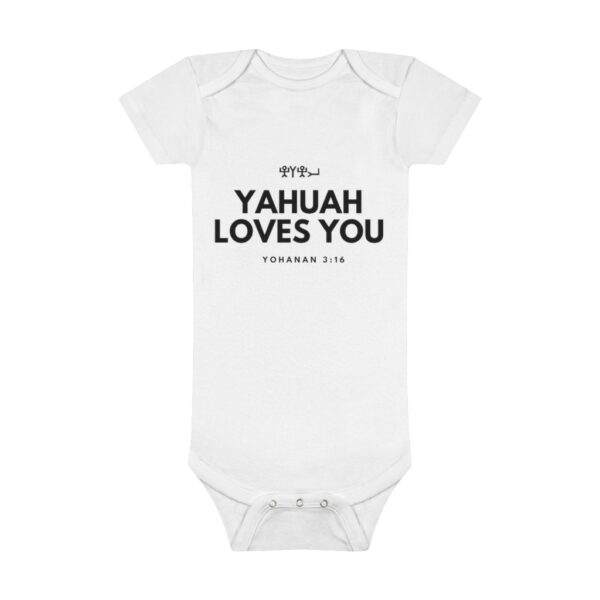 Baby Yahuah Loves You Onesie®, Short Sleeve (Various Colors Available) - Image 4