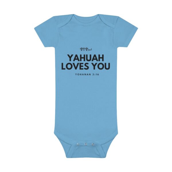 Baby Yahuah Loves You Onesie®, Short Sleeve (Various Colors Available) - Image 10