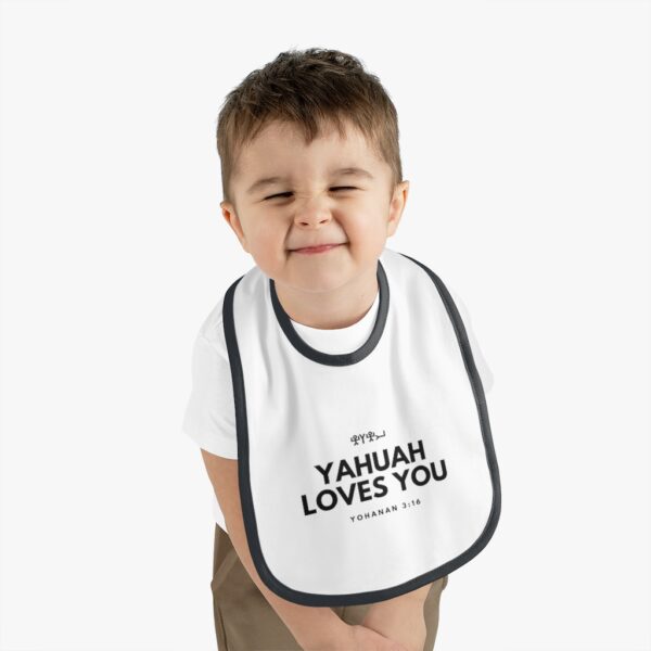 Yahuah Loves You Jersey Bib - Image 3