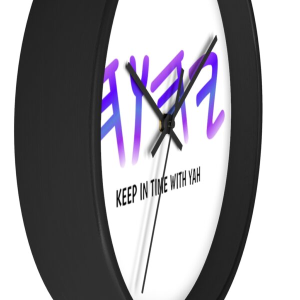 Yah Wall Clock (Black)