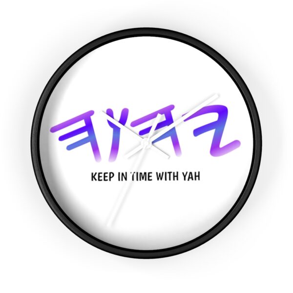 Yah Wall Clock (Black) - Image 4