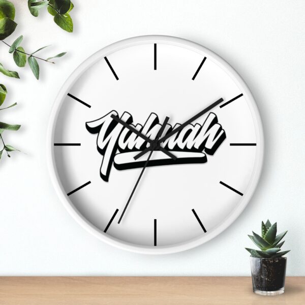 Yahuah Wall Clock (White) - Image 12