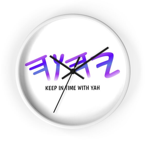 Yah Wall Clock (Black) - Image 7