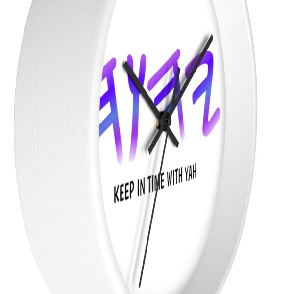 Yah Wall Clock (Black) - Image 8