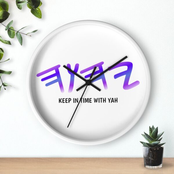 Yah Wall Clock (Black) - Image 9