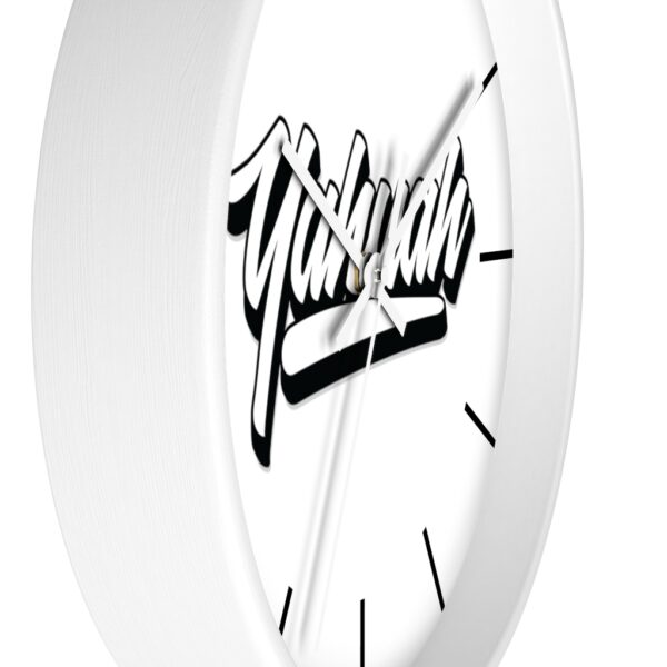 Yahuah Wall Clock (White) - Image 2