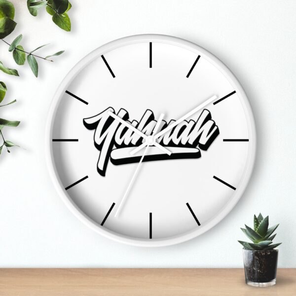 Yahuah Wall Clock (White) - Image 3