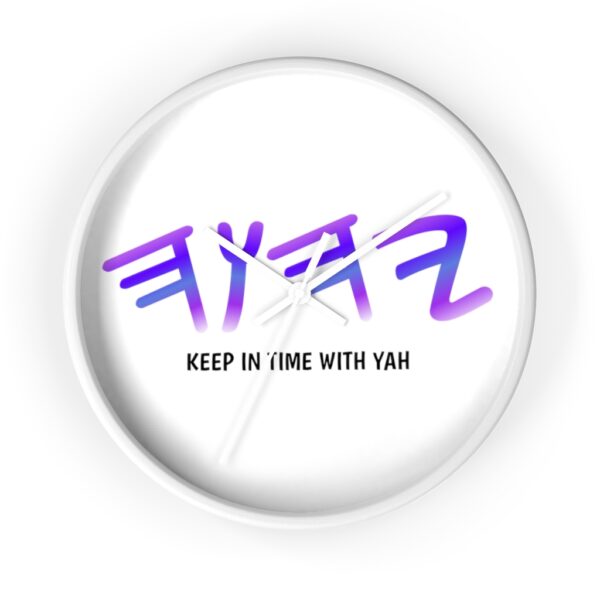 Yah Wall Clock (Black) - Image 10