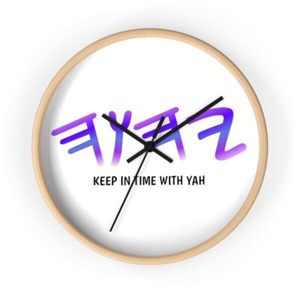 Yah Wall Clock (Black) - Image 13