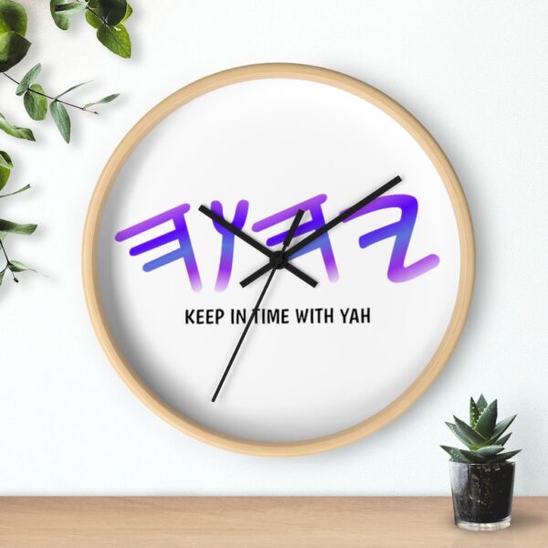 Yah Wall Clock (Black) - Image 15