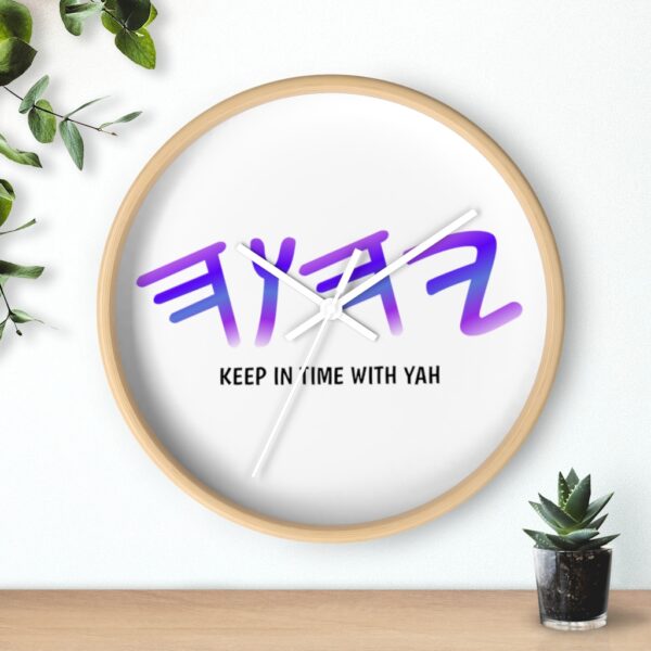 Yah Wall Clock (Black) - Image 18