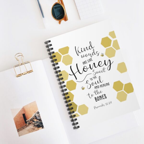 Kind Words are Like Honey Spiral Notebook - Image 5