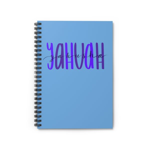 Yahuah Yahusha Spiral Notebook with Ruled Lines - Image 2