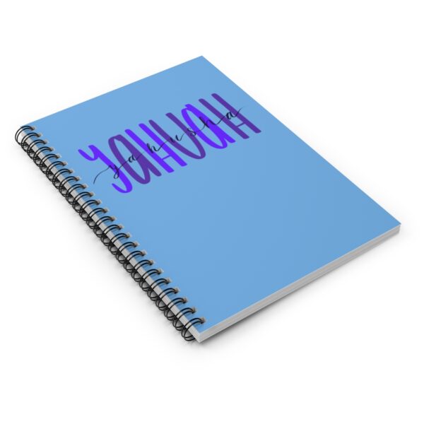 Yahuah Yahusha Spiral Notebook with Ruled Lines - Image 3