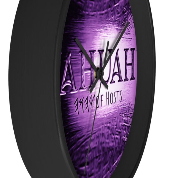 Yahuah of Hosts Wall Clock - Image 5