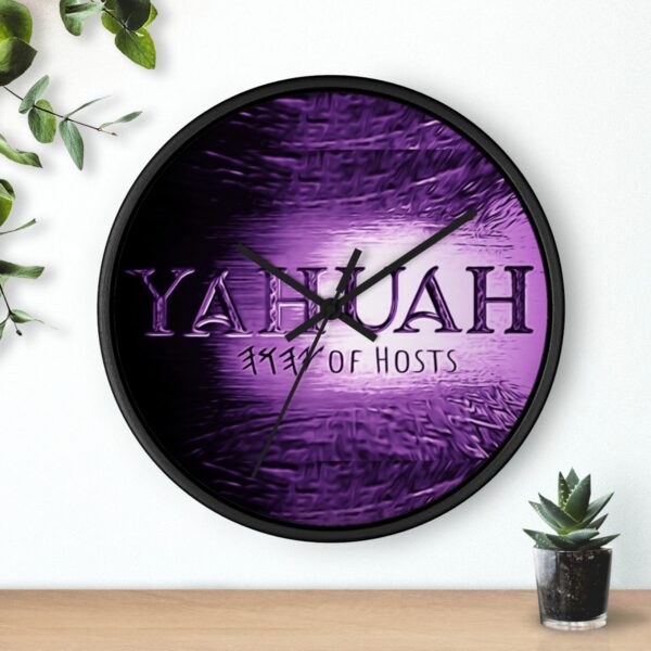 Yahuah of Hosts Wall Clock - Image 6