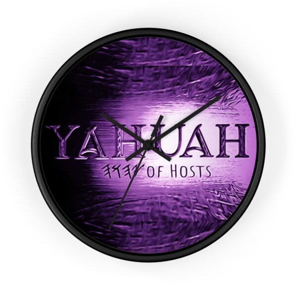 Yahuah of Hosts Wall Clock - Image 4