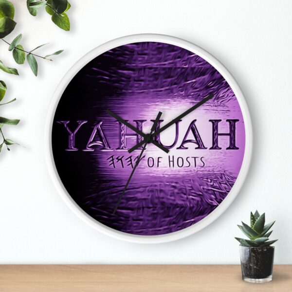 Yahuah of Hosts Wall Clock - Image 10