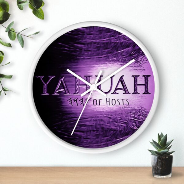 Yahuah of Hosts Wall Clock - Image 3