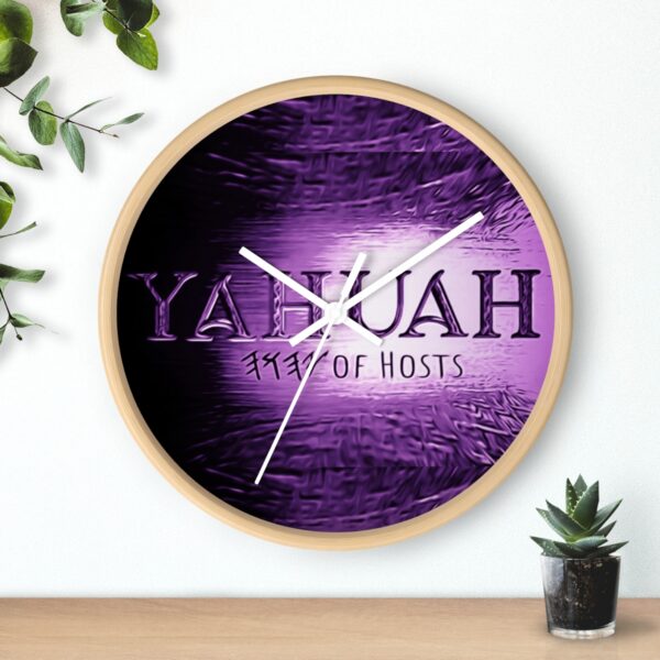 Yahuah of Hosts Wall Clock - Image 18