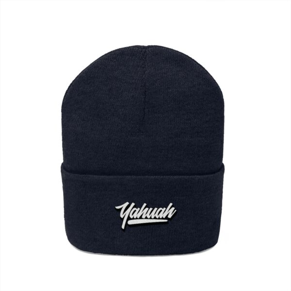 Yahuah Knit Beanie - Image 3