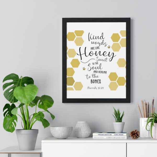 Kind Words Poster (Frame Included) - Image 23