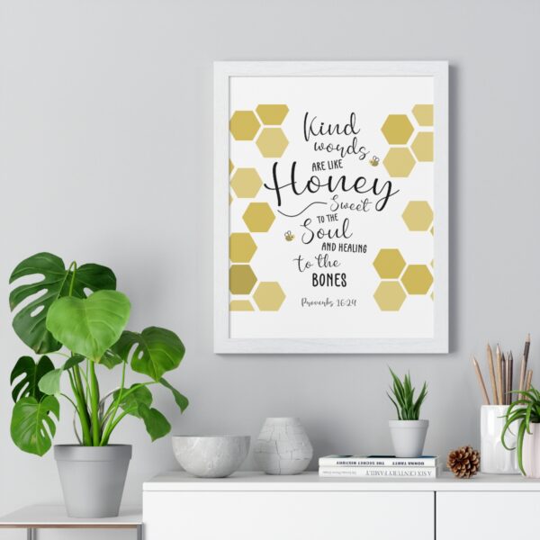 Kind Words Poster (Frame Included) - Image 2