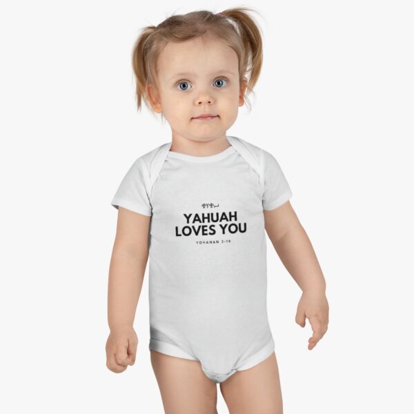 Baby Yahuah Loves You Onesie®, Short Sleeve (Various Colors Available) - Image 6