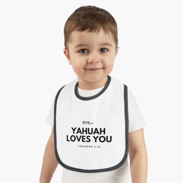 Yahuah Loves You Jersey Bib - Image 2