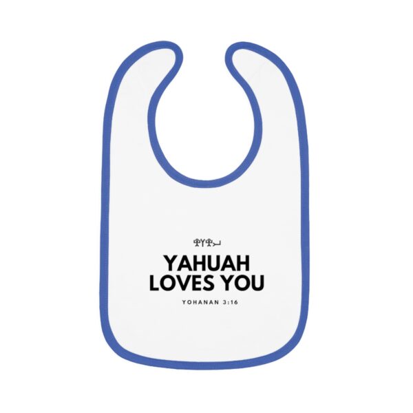 Yahuah Loves You Jersey Bib - Image 13